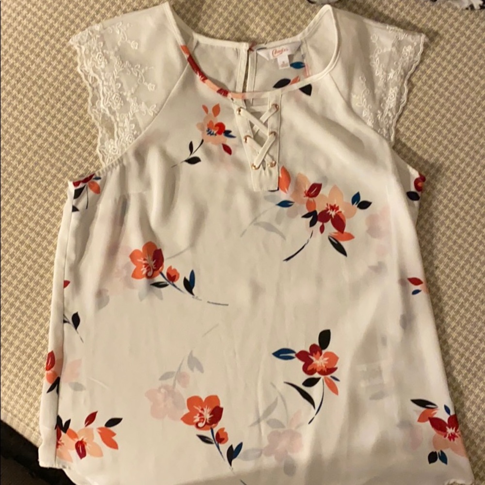 Lauren conrad floral top